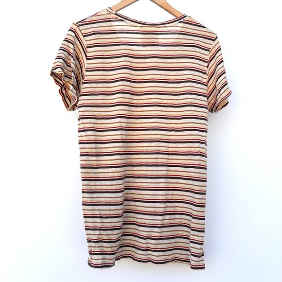 Jungmaven Striped Alta T-Shirt Hemp Cotton Tee Medium Retro Basic Sustainable - Picture 5 of 7